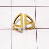 Brass Plain Ring A - JBPR999 Recently Collection Trillion Shape Plain Handmade Brass Ring  Ring Size - 5to 9US